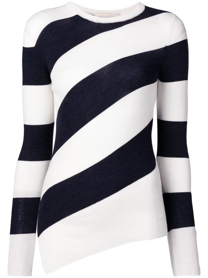 Vanessa Bruno Diagonal Stripes Jumper - Neutrals