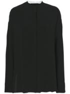 Haider Ackermann Oversized Mandarin Collar Shirt - Black