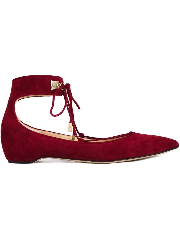 Paul Andrew Ankle Strap Ballerinas