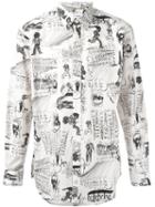 Comme Des Garçons Shirt Printed Shirt, Men's, Size: Large, Nude/neutrals, Cotton