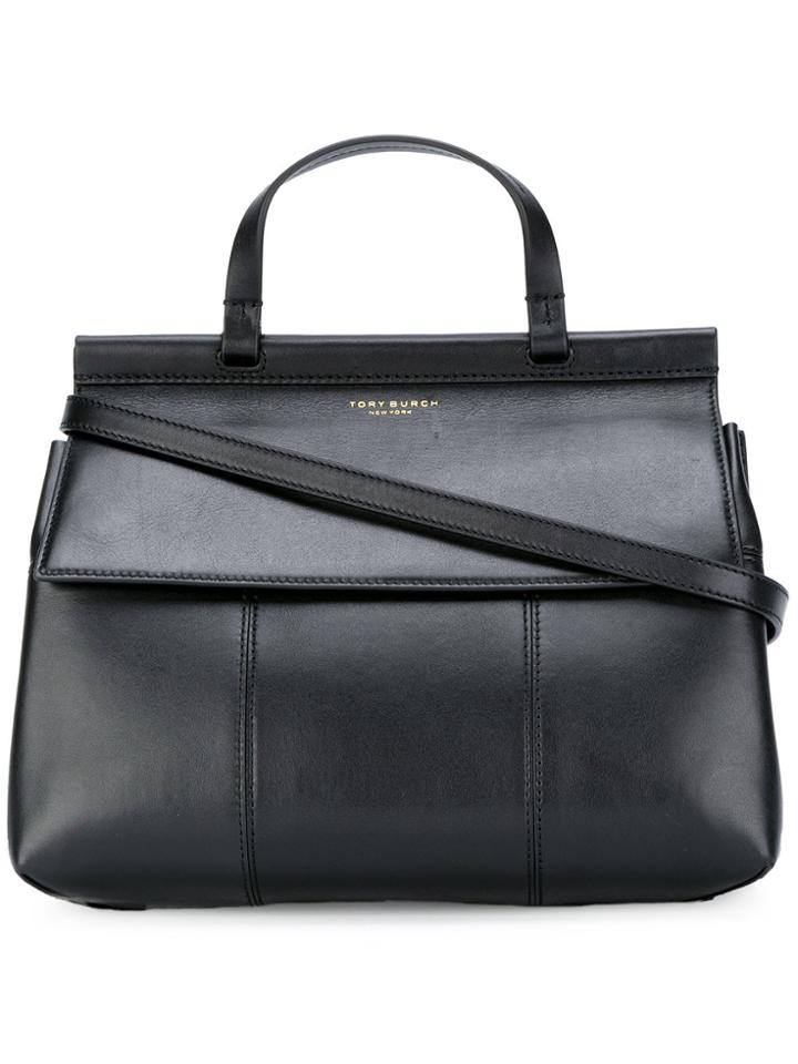 Tory Burch T Satchel - Black