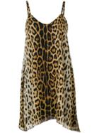 Moschino Leopard Print Dress - Brown