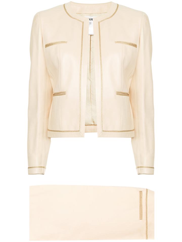 Chanel Vintage Tweed Two-piece Suit - Nude & Neutrals