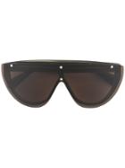 Dion Lee Mono Sunglasses, Women's, Brown, Nylon/acetate