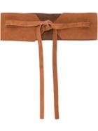 Estnation Large Lace-up Belt - Brown
