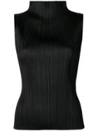 Issey Miyake Micro-pleated Tank Top - Black