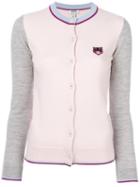 Kenzo - Tiger Cardigan - Women - Wool - Xs, Pink/purple, Wool