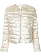 Fabiana Filippi Zipped Puffer Jacket - Metallic