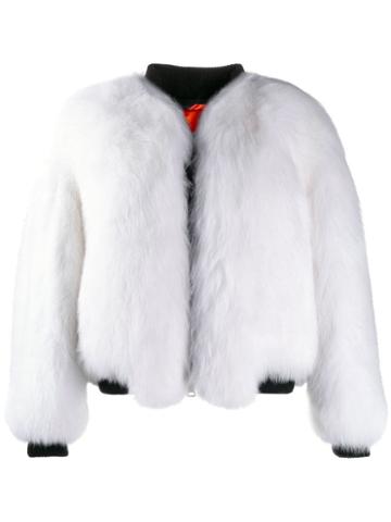 Numerootto Gilda Bomber Jacket - White