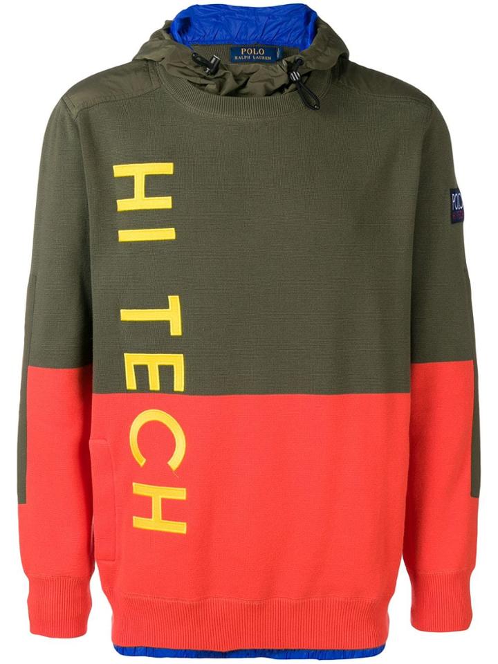 Polo Ralph Lauren Hi-tech Hooded Jumper - Green
