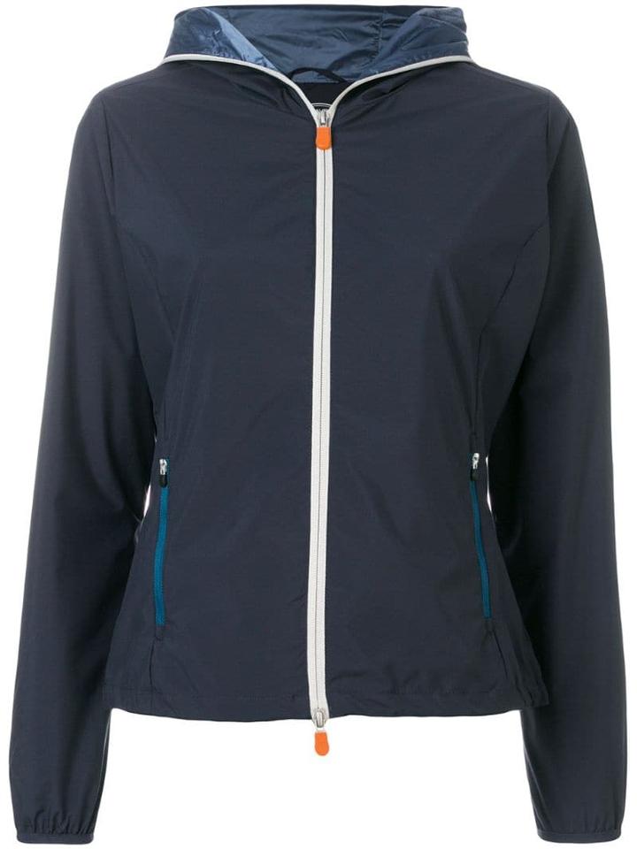 Save The Duck Lightweight Hooded Jacket - Blue