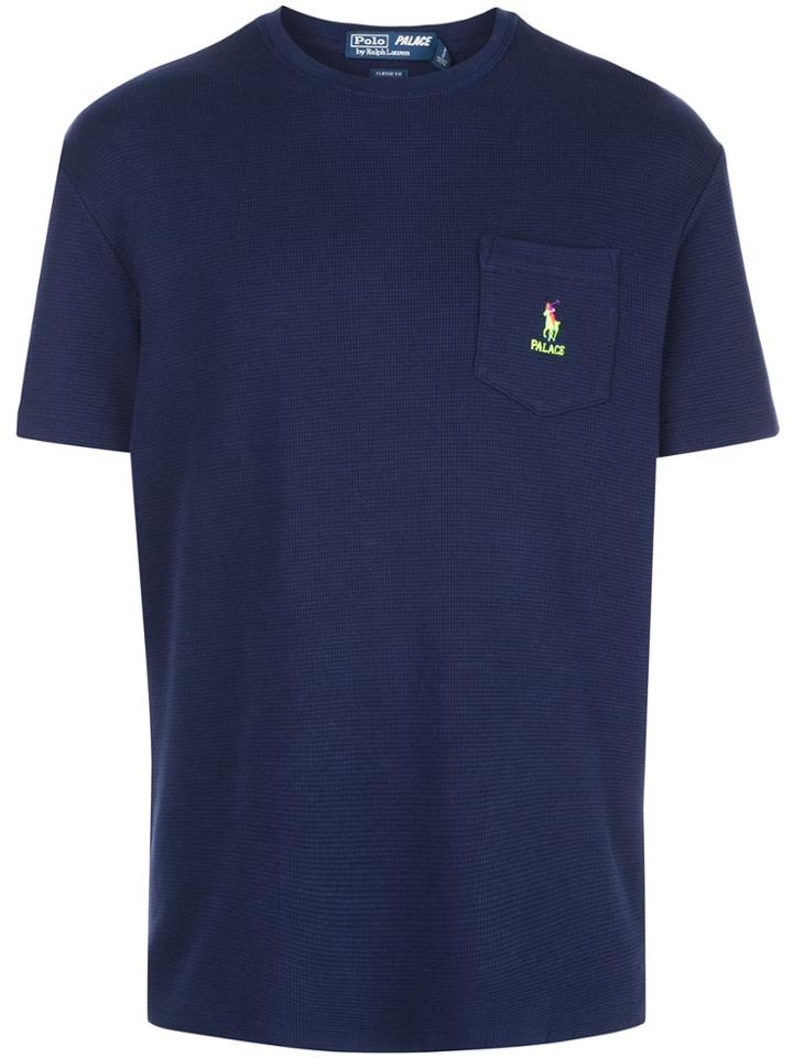 Palace Polo Logo Pocket T-shirt - Blue