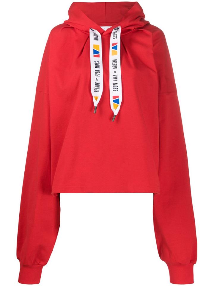 Reebok By Pyer Moss X Pier Moss Oversized Hoodie - Red