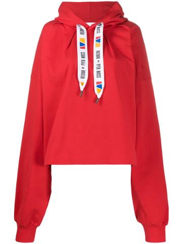 Reebok By Pyer Moss X Pier Moss Oversized Hoodie - Red