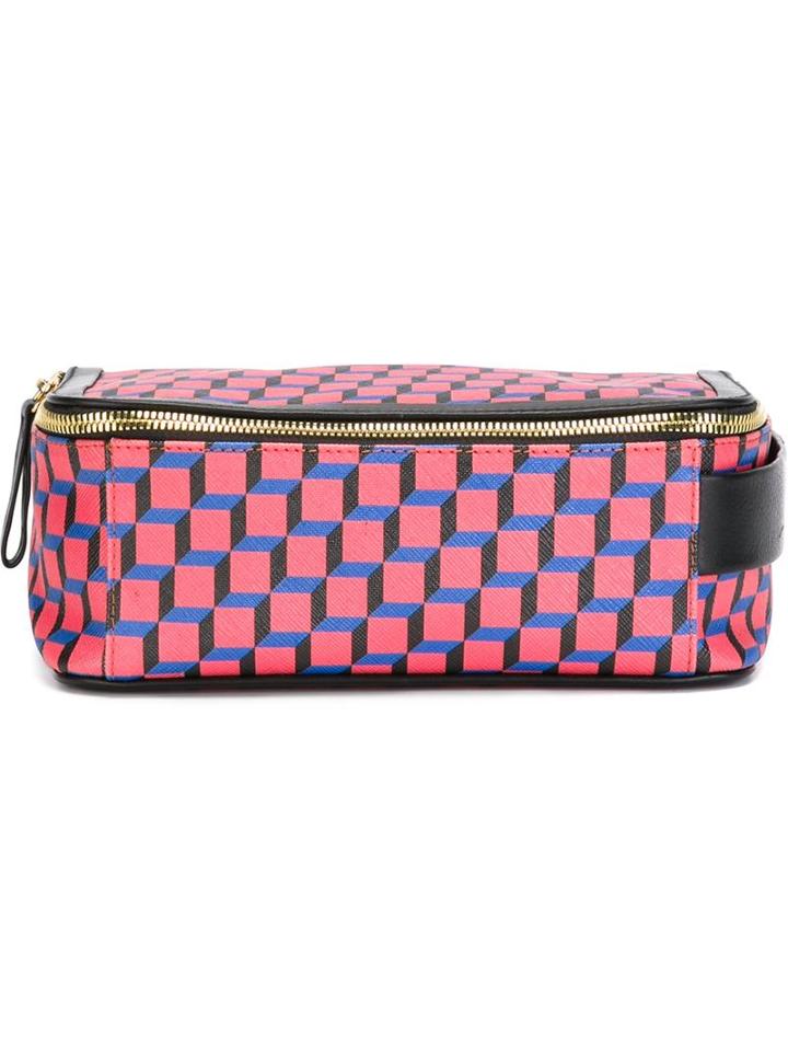 Pierre Hardy Cube Print Wash Bag