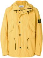 Stone Island Zip Front Rain Jacket - Yellow & Orange