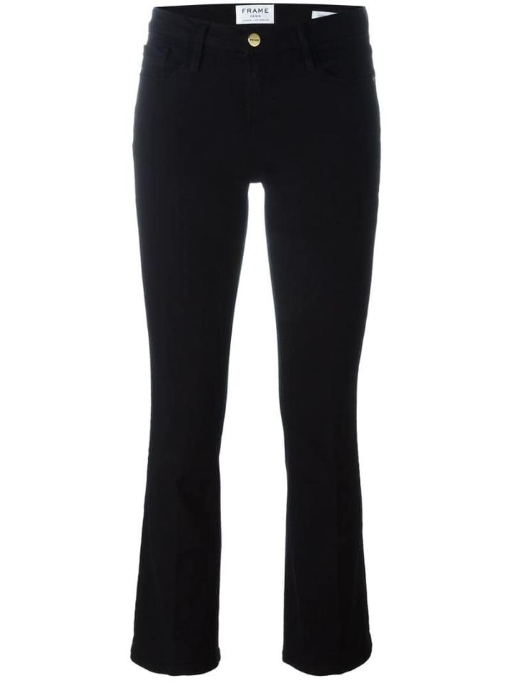 Frame Cropped Pants - Black