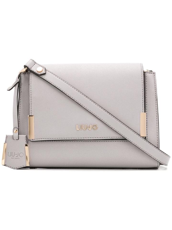 Liu Jo Foldover Top Shoulder Bag - Grey