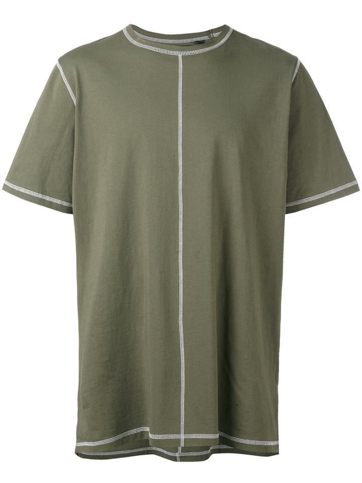 Blood Brother - Eight Pm T-shirt - Men - Cotton - L, Green, Cotton