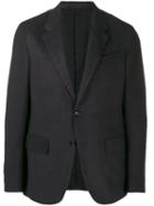 Ermenegildo Zegna Houndstooth Single-breasted Blazer - Blue