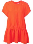 Carven Smock Top, Women's, Size: 44, Yellow/orange, Silk/viscose