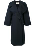 A.w.a.k.e. Oversized Belted Coat - Black