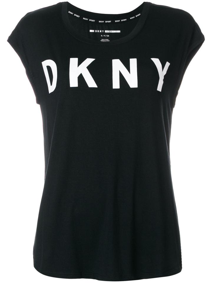 Dkny Logo Patch T-shirt - Black