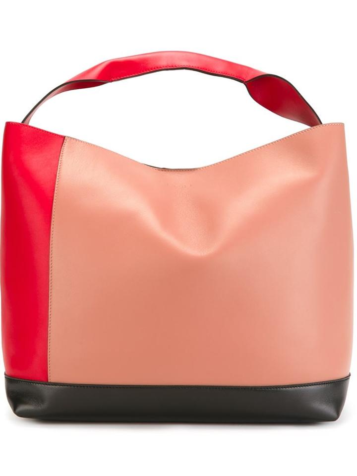 Marni Colour Block Tote, Women's, Red