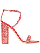 Giuseppe Zanotti Design Glitter Detail Sandals - Orange
