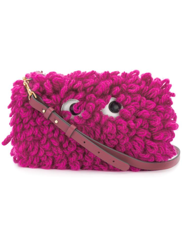 Anya Hindmarch Alyki Crossbody Bag - Pink & Purple