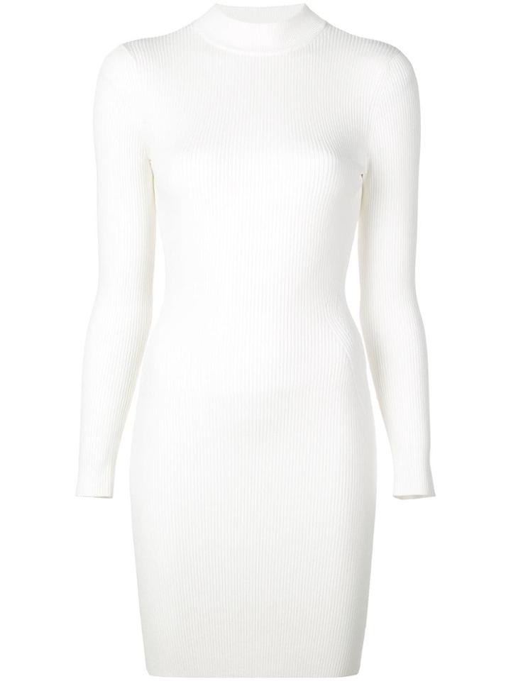 Alexis Open Back Short Dress - White