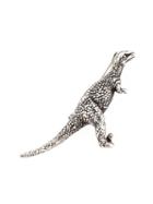 Saint Laurent Dinosaur Brooch, Men's, Metallic