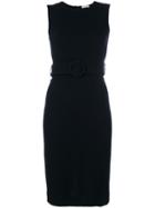 P.a.r.o.s.h. Tubular Belted Dress - Black