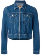 Balenciaga Cropped Denim Jacket, Men's, Size: 46, Blue, Cotton