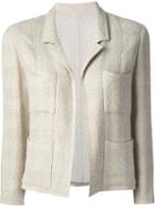 Chanel Vintage Jacket And Skirt Tweed Suit, Women's, Size: 38, Nude/neutrals