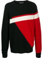Neil Barrett Geometric-print Jumper - Black