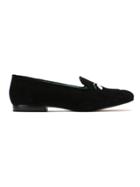 Blue Bird Shoes Suede Cara A Cara Loafers - Black
