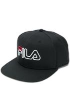 Fila Logo Embroidered Baseball Cap - Black