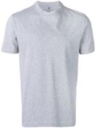 Brunello Cucinelli Plain T-shirt, Men's, Size: 52, Grey, Cotton