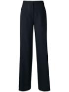 Jacquemus High-rise Wide-leg Trousers - Blue