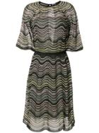 M Missoni Wave Striped Midi Dress - Multicolour