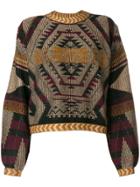 Etro Geometric Print Jumper - Brown