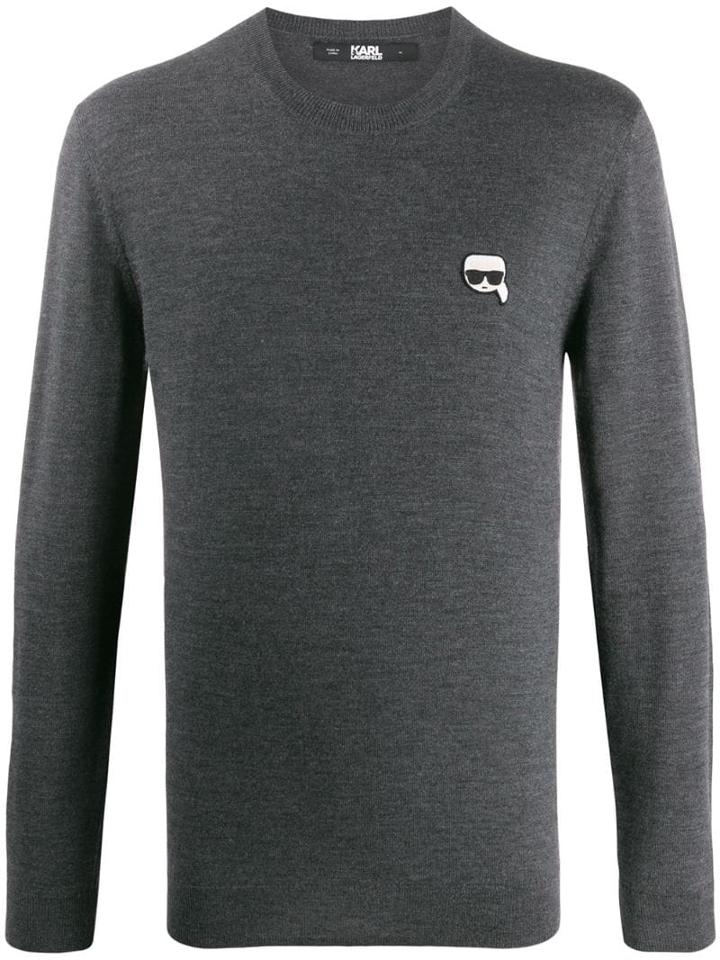 Karl Lagerfeld Karl Ikonik Knit - Grey