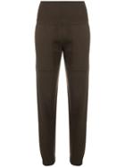 Hermès Pre-owned Knitted Trousers - Brown