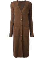 P.a.r.o.s.h. Long Fit Cardi-coat, Women's, Size: Small, Brown, Cashmere/wool