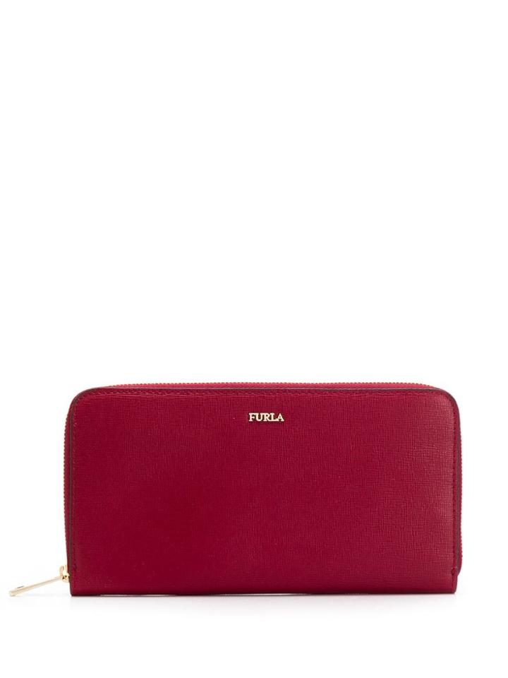 Furla Babylon Xl Logo Wallet - Red