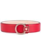 Versace Medusa Clasp Belt - Red
