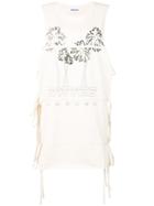 Ambush Sleeveless Tie T-shirt - Neutrals