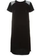 Stills Perforated Panel Shift Dress