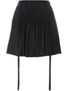 No21 Ruched Panel Pleated Detail Short Shorts